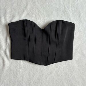 Black corset from Zara